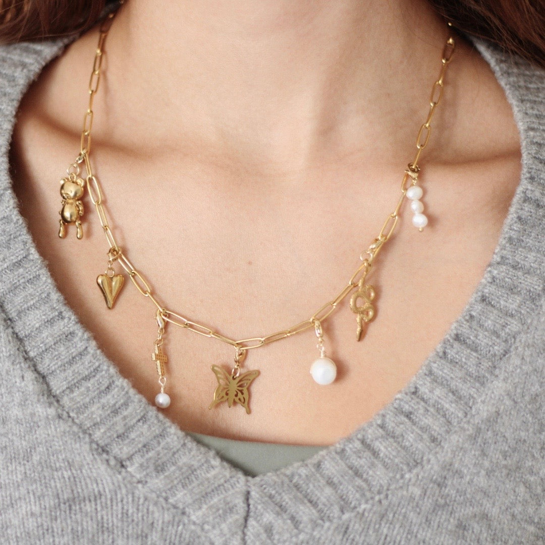 CHARMS COLLAR CADENA