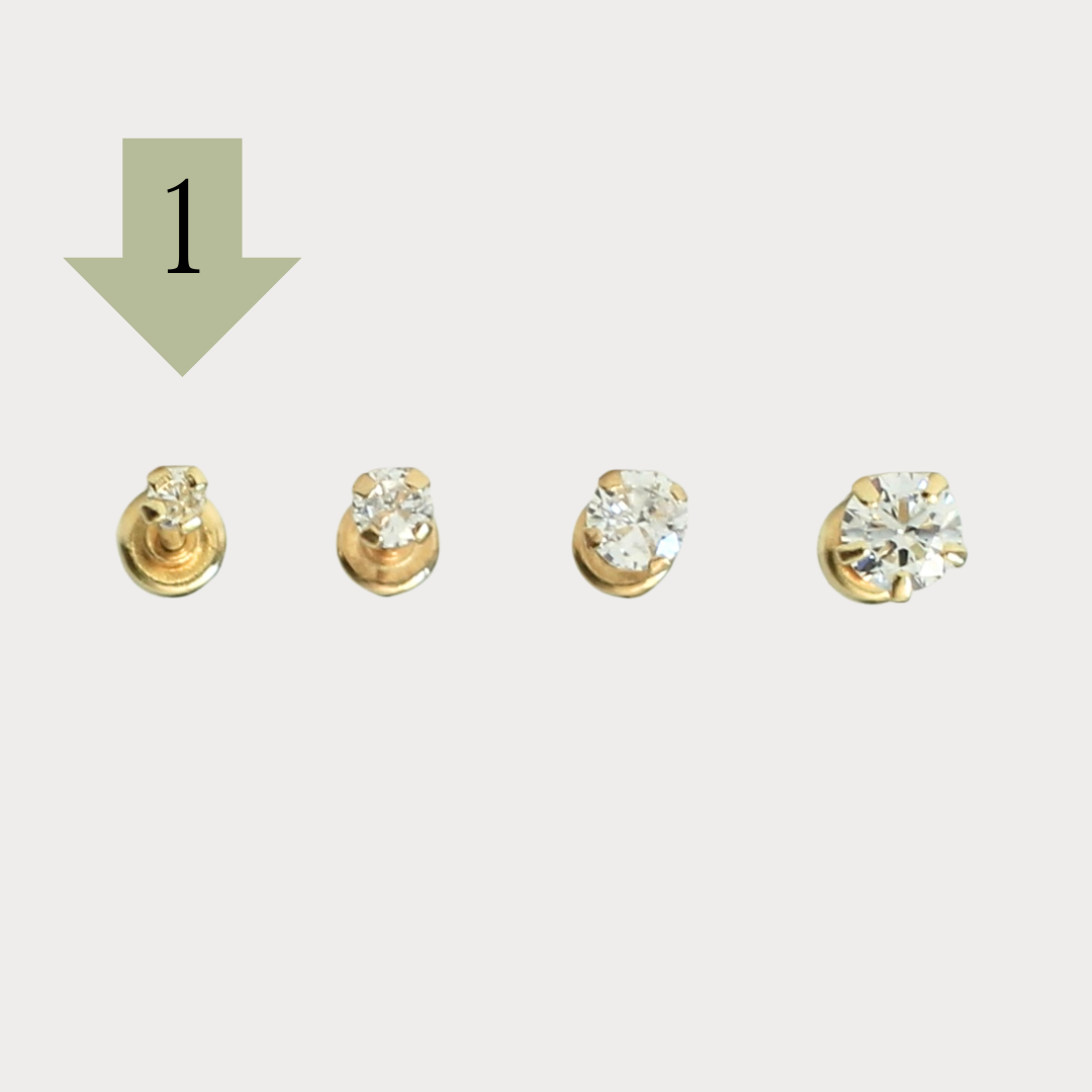BROQUEL ORO 10K CHIARA