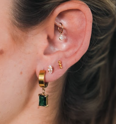 PIERCING ACERO AGUA