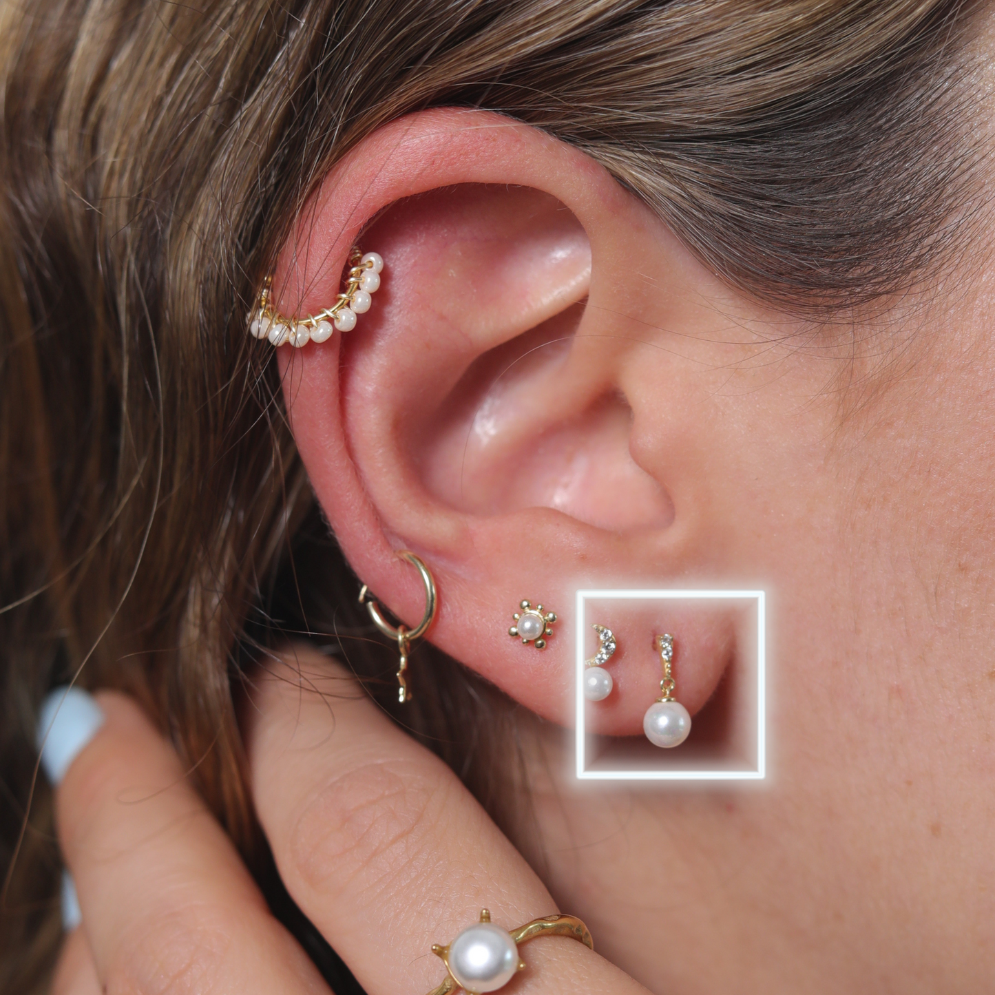 BROQUEL ORO 10K LARISA