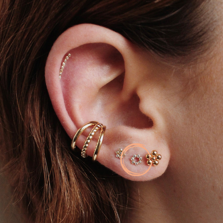 BROQUEL ORO 10 K ANDREA