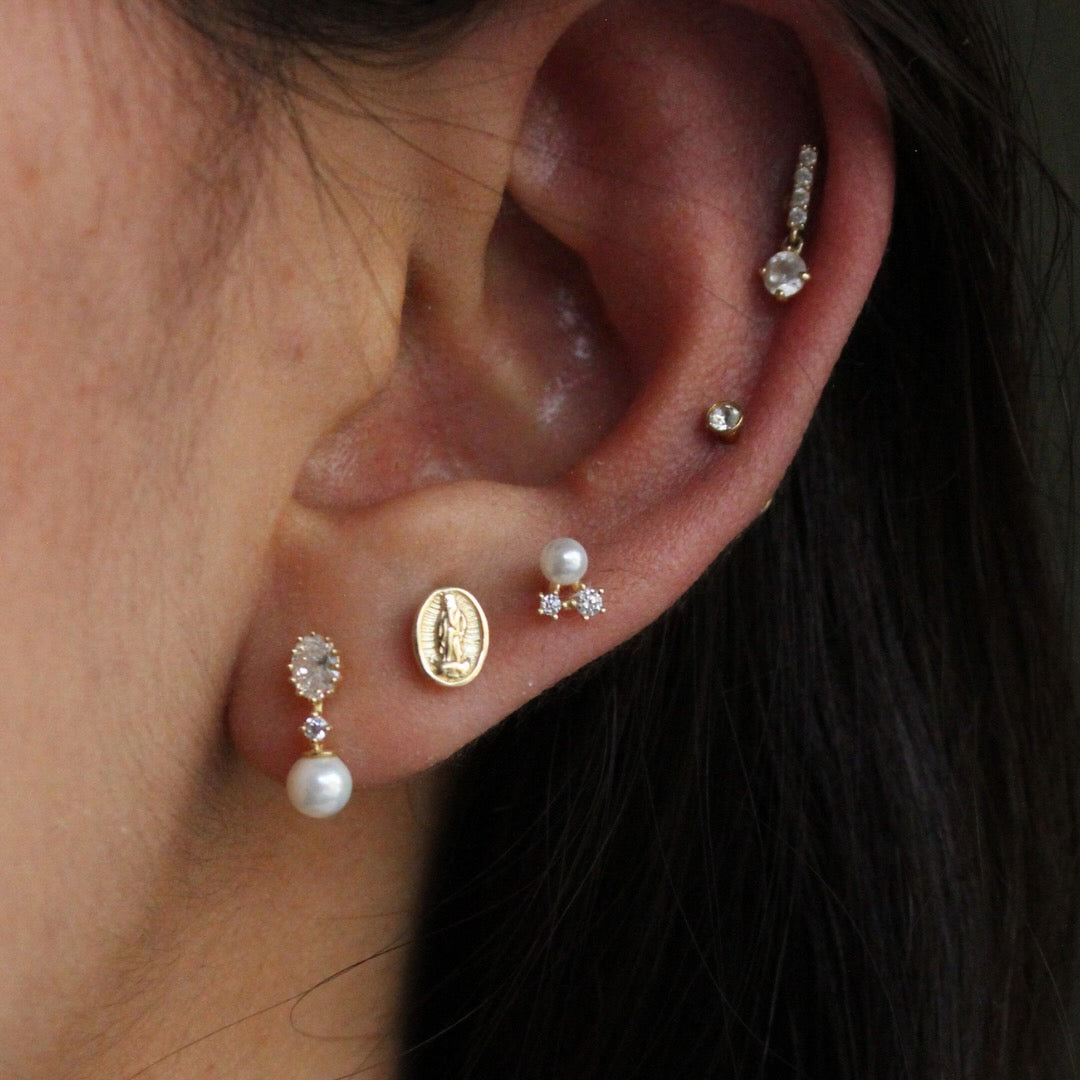 BROQUEL ORO 10K MARIAV