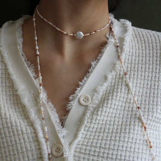 COLLAR CORBATERO ROSA