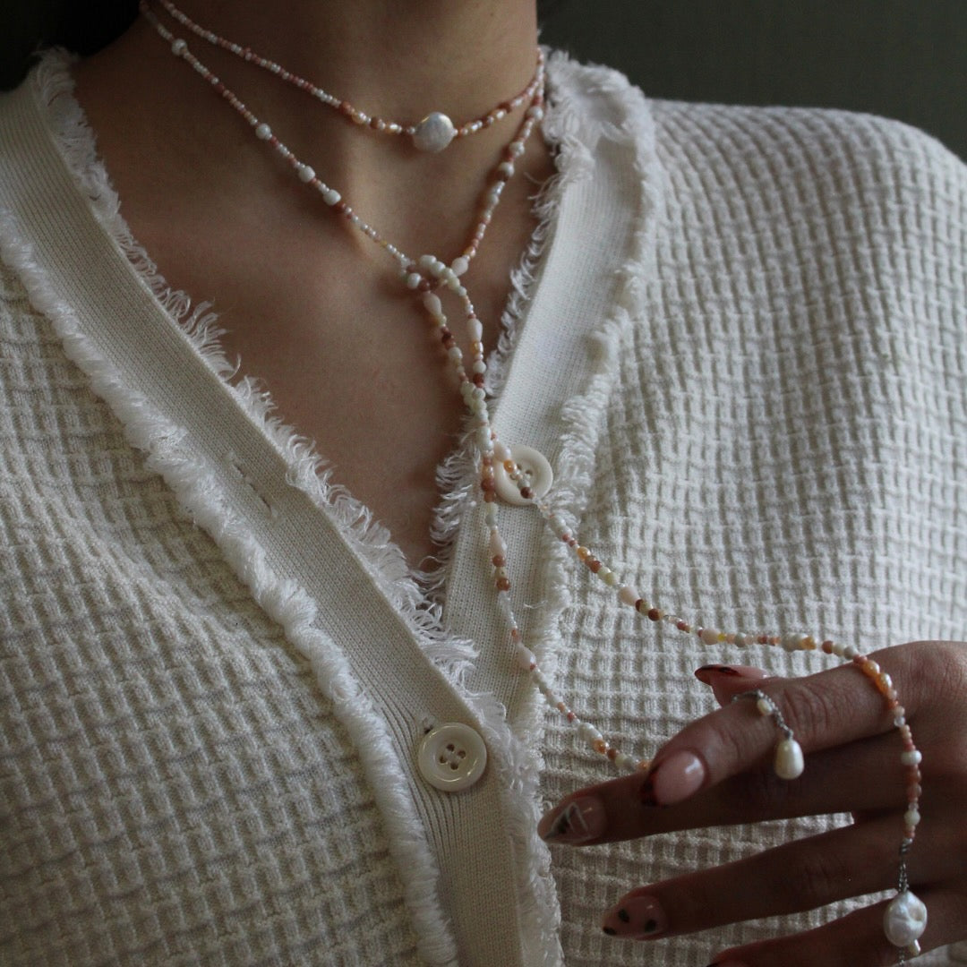 COLLAR CORBATERO ROSA