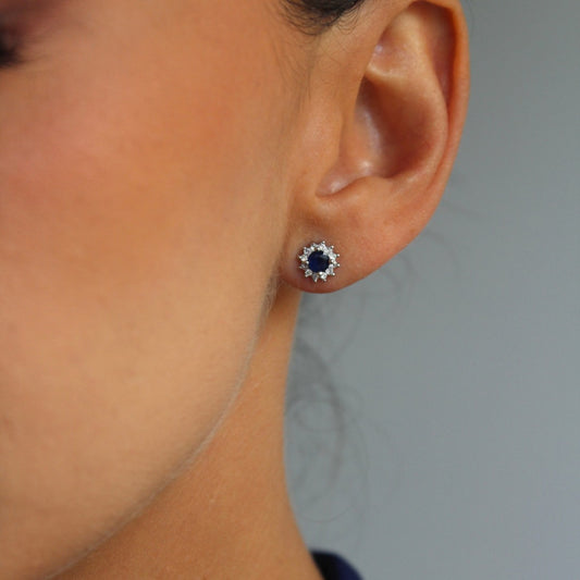 ARETES AZUL