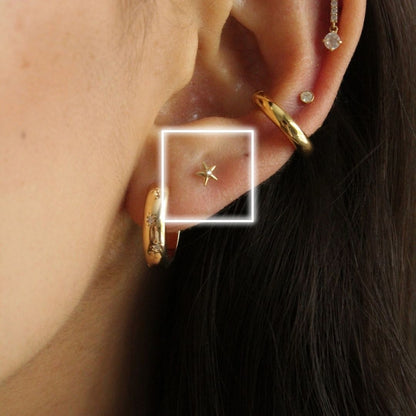 BROQUEL ORO 10K ESTRELLA