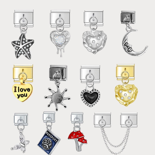 CHARMS COLGANTES PULSERA ESLABONES