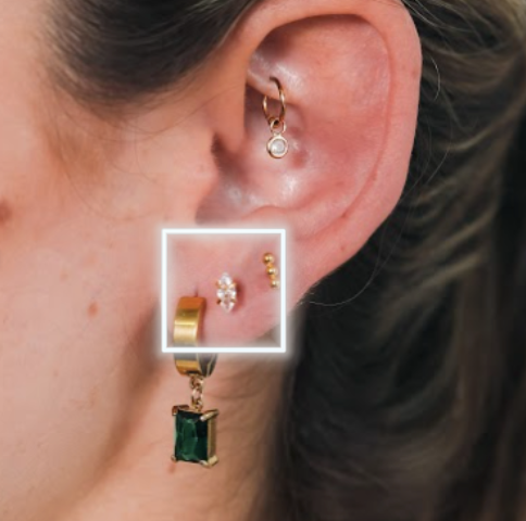 PIERCING ACERO AGUA